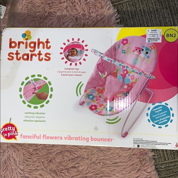 baby girl vibrating bouncer